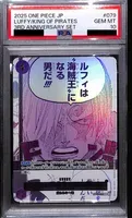 OP12-079 SAA [ANV-03] - Luffy Is the Man Who Will Be King of the Pirates!!! | PSA 10